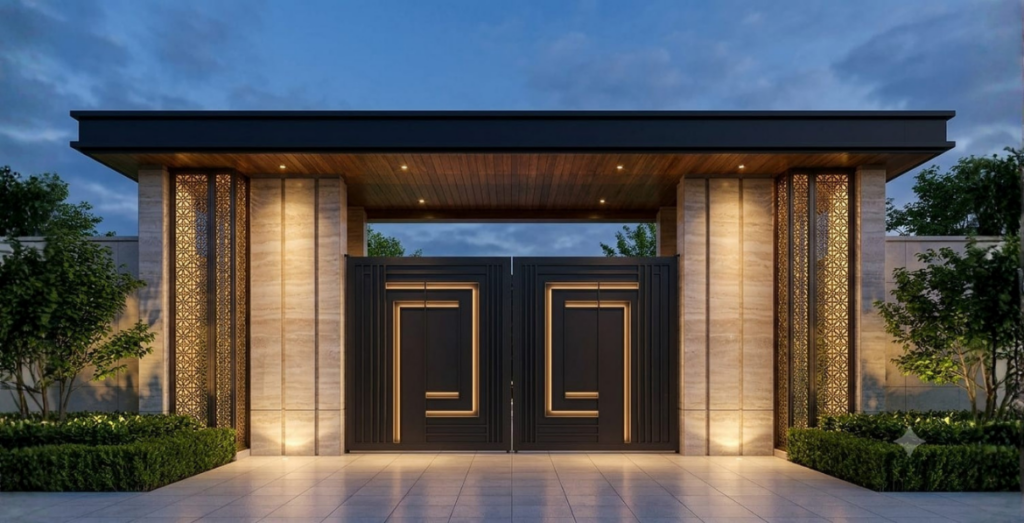 Luxury Built with Steel & Style Gates